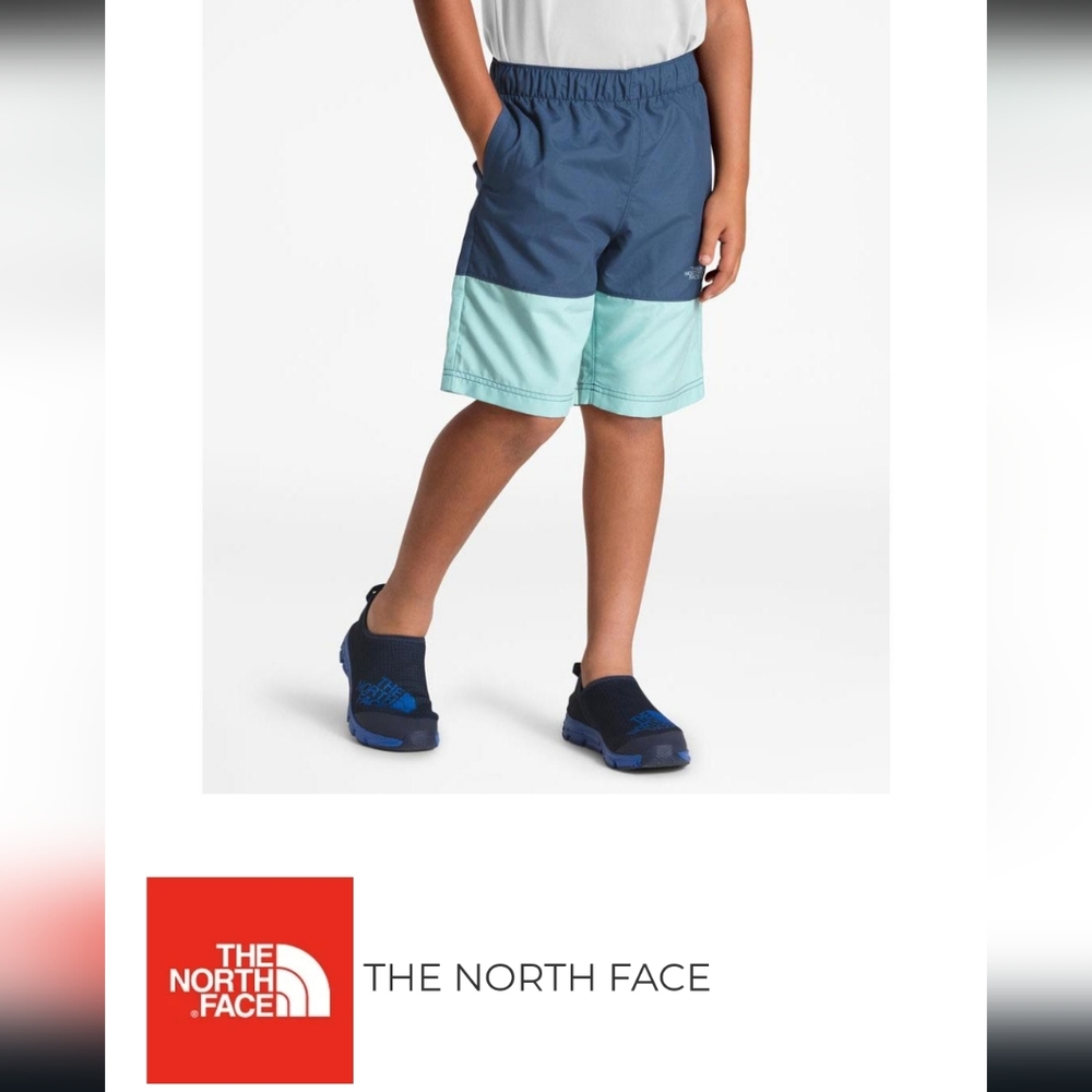 The North Face Class V Short in Shadt Blue Mountain Stripe Phantom Sz L 14/16
